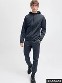 Spodnie sportowe męskie - Jack & Jones Spodnie dresowe "Stwill" w kolorze granatowym - miniaturka - grafika 1