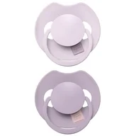 Smoczki uspokajające - Smoczek silikonowy dynamiczny LOVI Prime 6-18m 2 szt. Lilac/Violet z etui - miniaturka - grafika 1