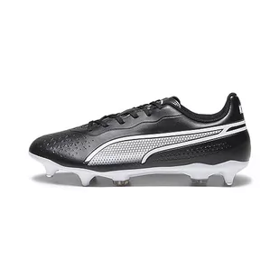 PUMA Unisex King Match MXSG Buty piłkarskie, czarno-białe, 45 EU, Czarna puma, biała puma, 46 EU - Piłka nożna - miniaturka - grafika 1