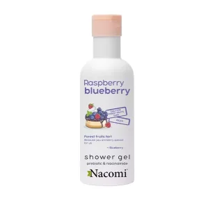 Nacomi Shower Gel żel pod prysznic Borówka i Malina 300ml - Kosmetyki do kąpieli - miniaturka - grafika 1