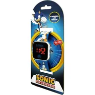 Zabawki interaktywne dla dzieci - Zegarek KIDS EUROSWAN Sonic The Hedgehog z kalendarzem SNC4198M - miniaturka - grafika 1