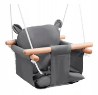 Zabawki interaktywne dla dzieci - Huśtawka Dziecięca Bezpieczna Miękka Z Pasami - miniaturka - grafika 1