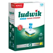Środki do zmywarek - Ludwik All In 1 Tabletki do zmywarek Lemon Maxx Power 120 szt. - miniaturka - grafika 1