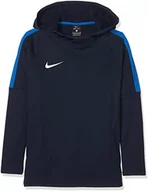 Bluzy dla chłopców - Nike Chłopięca bluza Dry Academy18 Football Hoodie-aj0109 niebieski niebieski (Obsydian/Royal Blue/Royal Blue/Royal Blue/(White) S - miniaturka - grafika 1