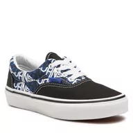 Trampki damskie - Tenisówki Vans - Era VN000YMAY611 Logo Black/Blue - miniaturka - grafika 1