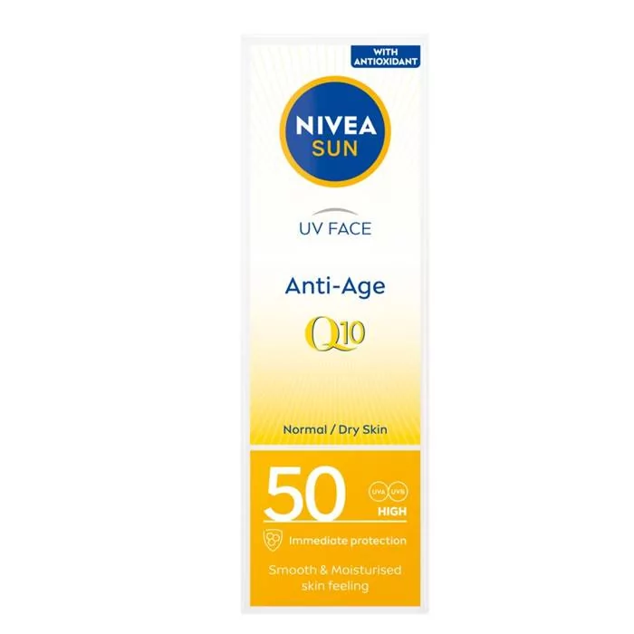 Sun UV Face Anti-Age Q10 przeciwzmarszczkowy krem przeciwsłoneczny do twarzy SPF50 50 ml