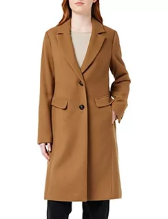 Kurtki damskie - Comma Mantel Langarm damska kurtka pikowana, 8757 brązowy, 60 - grafika 1