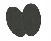 Pasmanteria - ŁATY ŁATKI TERMOPRZYLEPNE NA SPODNIE ŁOKCIE SZARY CIEMNY PARA - miniaturka - grafika 1