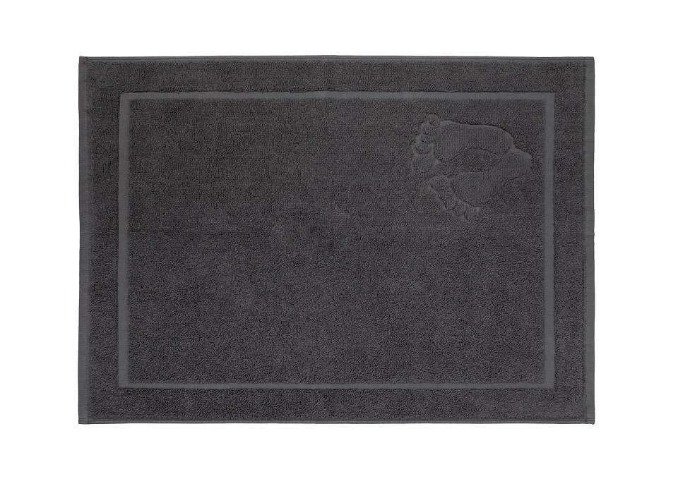 Dywanik, dywanik łazienkowy, mata, bawełna, gruby 50x70cm grafitowy