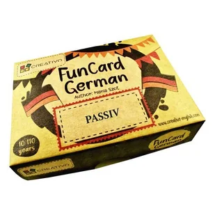 Karty językowe Niemiecki Fun Card German Passiv - Książki do nauki języka niemieckiego - miniaturka - grafika 1