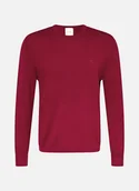Swetry męskie - Calvin Klein Sweter Z Wełny Merino rot - miniaturka - grafika 1