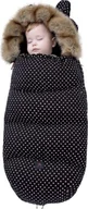 Śpiworki dla dzieci - Pan i Pani Gadżet Śpiworek do wózka dla dzieci z futerkiem - miniaturka - grafika 1