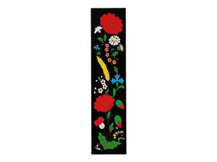 Zakładka do książki - wzory kociewskie - czarna Czec - Zakładki do książek - miniaturka - grafika 1