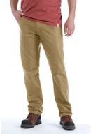 Spodnie sportowe męskie - Spodnie Carhartt Rugged Stretch Canvas Pant Khaki - miniaturka - grafika 1