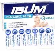 Przeziębienie i grypa - Hasco-Lek IBUM Czopki dla dzieci 60 mg 10 szt 6799771 - miniaturka - grafika 1