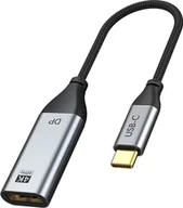 Adaptery i przejściówki - Adapter USB Cabletime Cabletime Adapteris USB-C M - DisplayPort F, 4K/60Hz, su paauksuotomis jungtimis - miniaturka - grafika 1