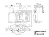 Zaciski hamulcowe - Zacisk hamulca Febi Bilstein 178050 - miniaturka - grafika 1
