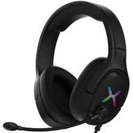 Słuchawki - KRUX Popz RGB (KRX0091) czarne - miniaturka - grafika 1