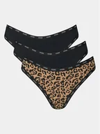 Majtki damskie - Guess Komplet 3 par stringów O4GG23 K6YW1 Brązowy - miniaturka - grafika 1