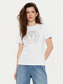 Koszulki i topy damskie - JOOP! T-Shirt 58 10018228 30042942 Biały Slim Fit - miniaturka - grafika 1