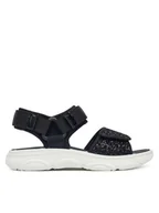 Buty dla dziewczynek - Primigi Sandały 7891933 D Czarny - miniaturka - grafika 1