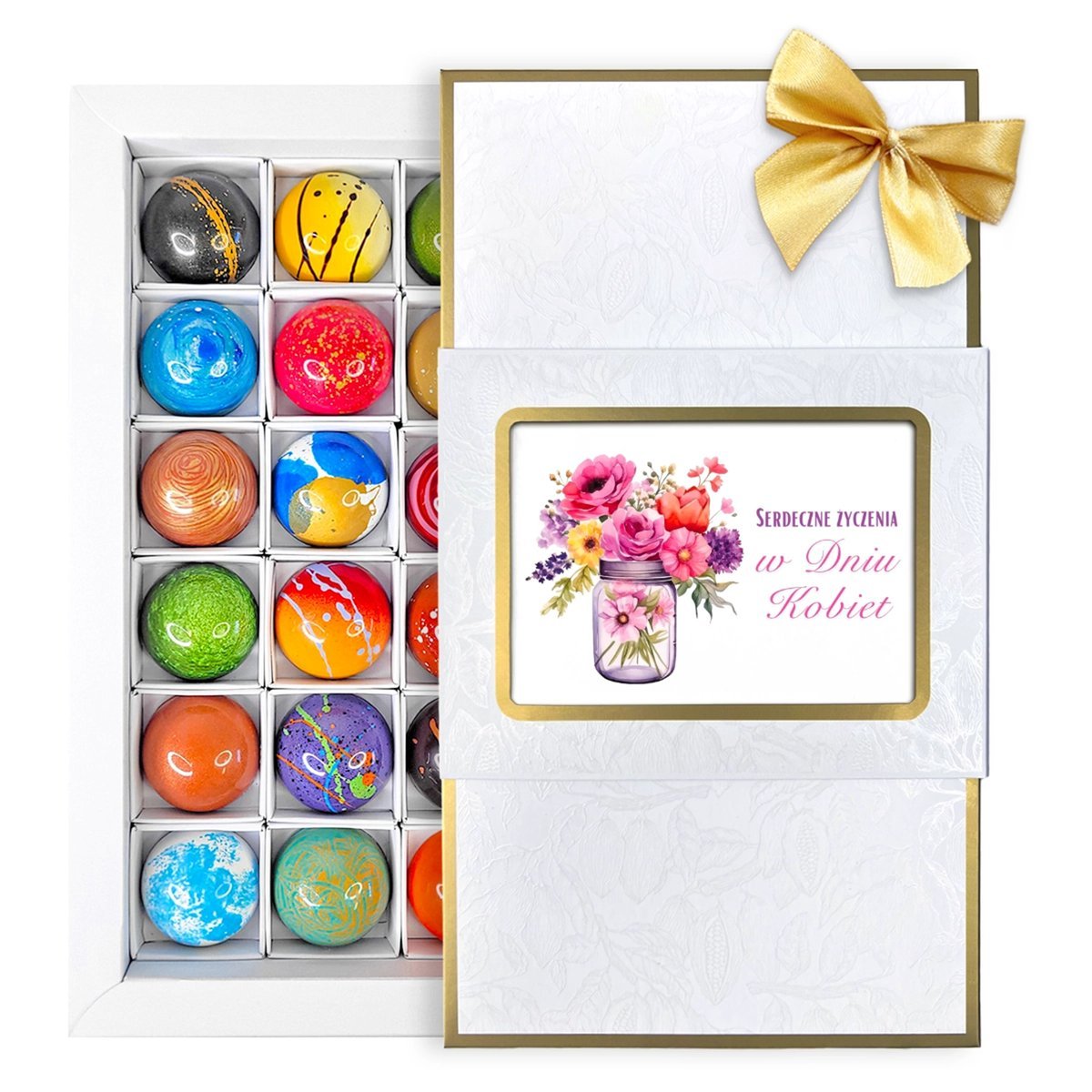 Bombonierka - Dzień Kobiet – Zestaw 18 Pralin