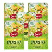 Galaretki - Delecta Galaretka smak morela, gruszka i jabłko Zestaw 5 x 50 g - miniaturka - grafika 1
