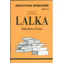 Biblios Biblioteczka Opracowań Lalka Bolesława Prusa - Józef Osmoła - Lektury szkoła podstawowa - miniaturka - grafika 1