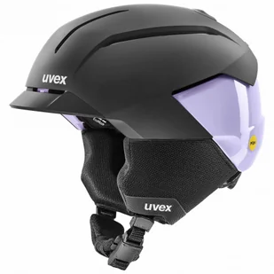 Uvex Levitate MIPS, kask narciarski, czarny/fioletowy - Kaski narciarskie - miniaturka - grafika 1