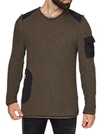 Swetry męskie - Replay Sweter męski, 569 Light Mud, XXL - miniaturka - grafika 1