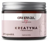 Kreatyna - OWNWAI KREATYNA + LEUCYNA 240 KAPSUŁEK - miniaturka - grafika 1