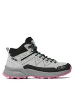 Buty trekkingowe damskie - CMP Trekkingi Kaleepo Mid Wmn Wp 31Q4916 Szary - miniaturka - grafika 1