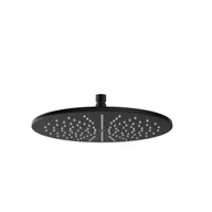 Deszczownice - ROCA A5B3950NM0 BRUSHED TITANIUM BLACK Głowica prysznicowa mosiężna okrągła 300 - miniaturka - grafika 1