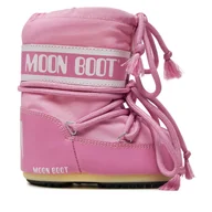 Buty dla dziewczynek - Śniegowce Moon Boot 80D1400430 Różowy - miniaturka - grafika 1