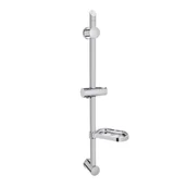 Akcesoria łazienkowe - Drążek natryskowy Kos Invena chrom - miniaturka - grafika 1