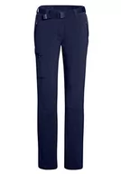 Odzież trekkingowa damska - Maier Sports Damskie spodnie trekkingowe Rechberg Therm niebieski Nocne niebo 42 - miniaturka - grafika 1
