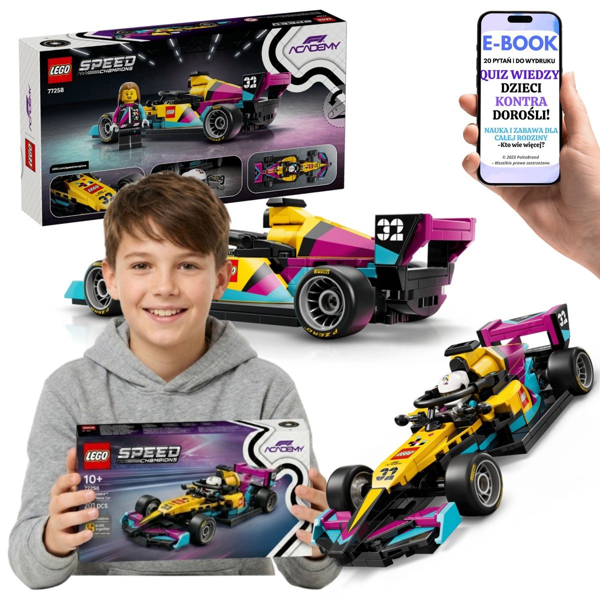 LEGO SPEED CHAMPIONS F1 ACADEMY 77258 Prezent Dla Fana Wyścigów + E-BOOK-2