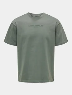 Only & Sons T-Shirt 22028766 Zielony Relaxed Fit - Koszulki męskie - miniaturka - grafika 1