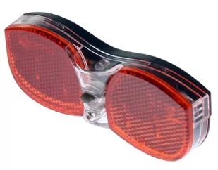 XC Light, lampa tylna na bagażnik, 3 diody LED, na baterie - Lampki rowerowe - miniaturka - grafika 1