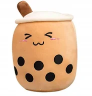 Maskotki i pluszaki - Maskotka pluszak poducha bubble tea 50 cm brązowe - miniaturka - grafika 1