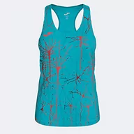 Koszulki i topy damskie - Joma Damska koszulka z krótkim rękawem Camiseta de tirantes Élite IX, turkusowa, S - miniaturka - grafika 1
