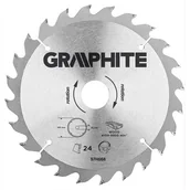 Tarcze do pił - Graphite tarcza do drewna 190mm 24 zęby widia 57H668 - miniaturka - grafika 1