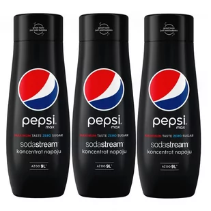 ZESTAW - Syrop SodaStream PEPSI MAX 3x440 ml - Syropy i koncentraty owocowe - miniaturka - grafika 1