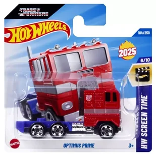 Hot Wheels: Mały samochodzik Optimus Prime - Samochody i pojazdy dla dzieci - miniaturka - grafika 1