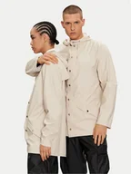 Kurtki damskie - Rains Kurtka przeciwdeszczowa Jacket W3 12010 Brązowy Regular Fit - miniaturka - grafika 1