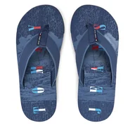 Klapki i japonki męskie - Japonki Tommy Jeans Tjm Elevated Beach Sandal EM0EM01561 Niebieski - miniaturka - grafika 1