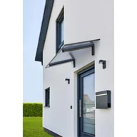 Daszki nad drzwi - Gutta Zadaszenie PT/SE PC 16mm 35 x 98 x 150 cm antracyt - miniaturka - grafika 1