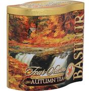 Herbata - Basilur AUTUMN TEA czarna herbata CEJLOŃSKA syrop klonowy PUSZKA liściasta - 100 g - miniaturka - grafika 1