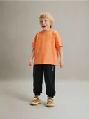 Spodenki dla niemowląt - Reserved - Bawełniane spodnie jogger - czarny - miniaturka - grafika 1