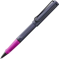 Długopisy - LAMY safari nowoczesne pióro kulkowe 3D7 wykonane z wytrzymałego tworzywa sztucznego w kolorze różowym z ergonomicznym uchwytem i metalowym klipsem, w zestawie wkład do pióra kulkowego M 63 M, czarne - miniaturka - grafika 1